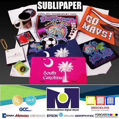 250Sh 8.5”x11” Sublimation Paper Iron On Heat Press Transfer Paper Print T-shirt • $18.99