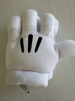 Disney Parks Mickey Mouse Plush Gloves Hands Adult White Costume 10” • $17.60