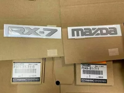 New Genuine Mazda RX-7 1993-1995 Rear RX-7 & Mazda Emblem Badge Set * • $133