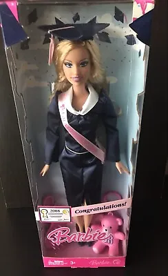 $22.95 • Buy Barbie 2008 Graduation Congratulations W/ Keychain & Brush Mattel M3482 New!