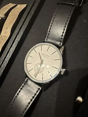 NOMOS Glashütte Zurich Datum Ref. 802 | White Dial 40mm • £2250