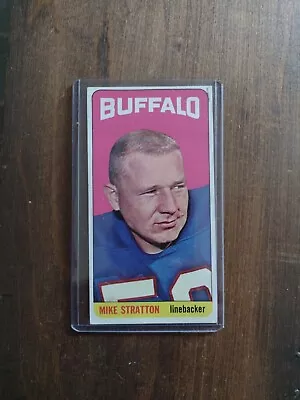 1965 Topps 42 Mike Stratton  SP Buffalo Bills Centered/Creased  • $12.99