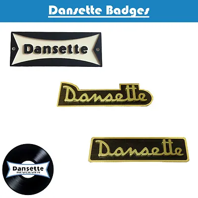 Dansette Record Player Plastic Logo Labels Badges (Various Models) • £13