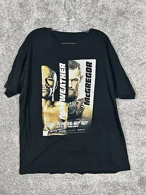 Floyd Mayweather VS Conor McGregor Fight T-Shirt Black Boxing • $6.99