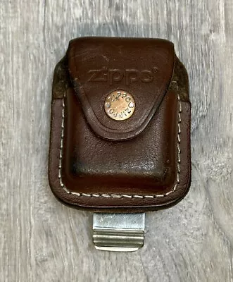 Zippo Brown Leather Lighter Pouch (CP1008732) • $14.99