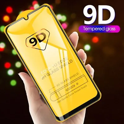 Top Quality Full Cover Tempered Glass Screen Protector For Samsung Galaxy Phones • £3.29