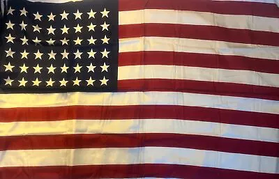 Vintage USA American Flag 48 Stars& Stripes 57” X 36” • $74.99