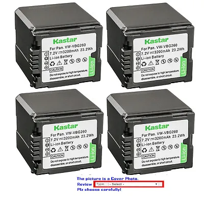 Kastar Replacement Battery For Panasonic VW-VBG260 HDC-SD1 HDC-SD10 Camcorder • $16.99