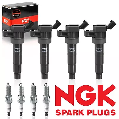 4x Ignition Coil Spark Plug Hyundai Genesis Santa Tucson Kia Forte Optima UF611 • $72.89