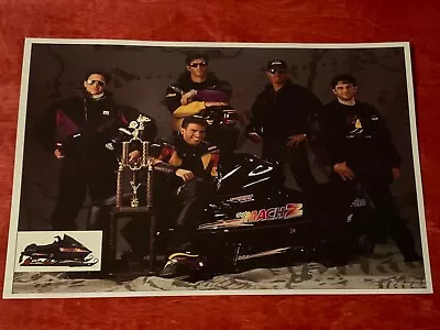 🏁 ‘95 SKI-DOO Formula Mach Z Snowmobile Poster Vintage Sled TROPHY Cool Dudes • $21.88