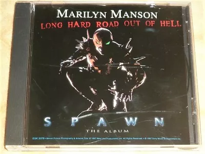 CD - SINGLE By MARILYN MANSON  LONG HARD ROAD OUT OF HELL  / PROMO (1997) ROCK • $20