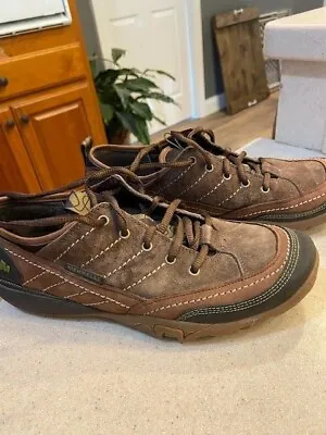 Merrell Mimosa Cocoa Size 9 Lace Up Suede Trail Shoes • $25
