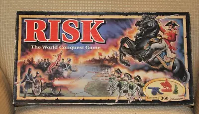 Vintage RISK Board Game 1993 The World Conquest Game Parker Brothers Complete • $18.98