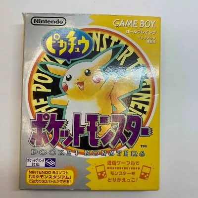 Nintendo Gameboy Pokemon Pikachu Yellow Japanese NTSC-j Version Used From Japan • $109.90