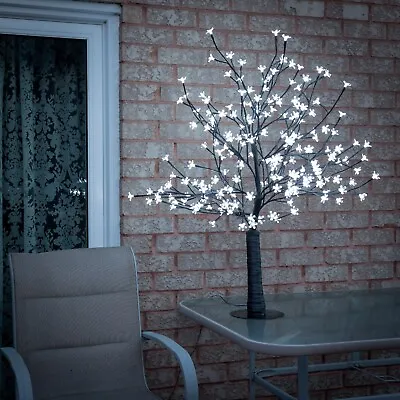 $94.29 • Buy 4Ft Cherry Blossom LED Tree Floral Lights Table Lamp Christmas Decor In/Outdoor
