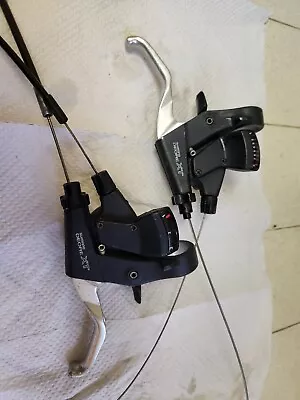 Shimano Xt 3x8 Shifters And Brake Lever M739 • $100