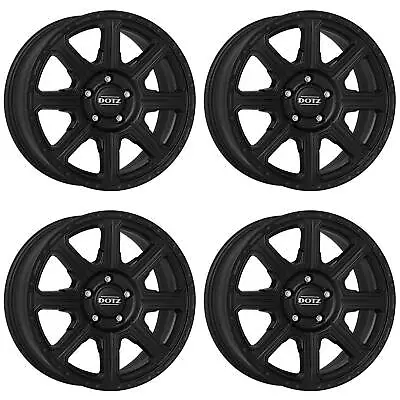 4 Dotz Kalahari Black Wheels 8.0Jx18 5x120 For Land Rover Defender Discovery Spo • $2896.29