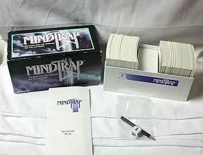 1996 Pressman ~ Mind Trap Game ~ Complete Except Scoring Pad ~ Barely Used • $9.88