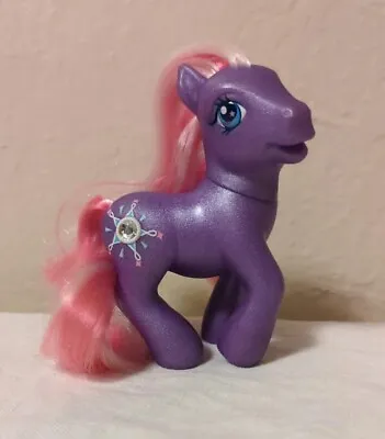 My Little Pony Star Dasher MLP G3 2003 Purple Jewel Magnetic Hoof Jewel Purple • $8.95