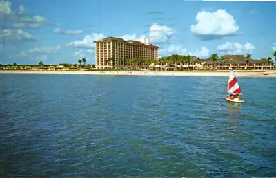 Marco Island Florida Sailboats Hotel Vintage Postcard A2 • $4.99