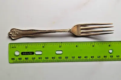 Antique Vintage Collectible Fork 7  H.&t. Mfg Co A1 Sect. Silver Plate • $6