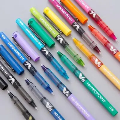 Pilot V5 Liquid Ink Rollerball 0.5mm Tip Hi-tech Point 4 Different Colours  • £2.99