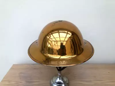 Brass Plated American M1917 Helmet - Rare Helmet • $500