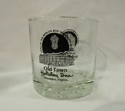 $24.99 • Buy Vintage Holiday Inn 8 OZ Lowball Rocks Whiskey Glass Bethesda MD Alexandria VA