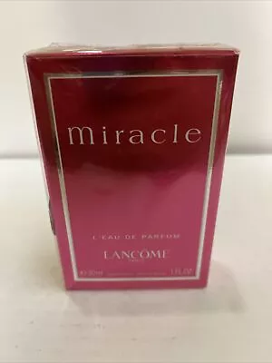 Miracle By Lancome Eau De Parfum Spray 1 Oz/30 Ml  Sealed • $34.99