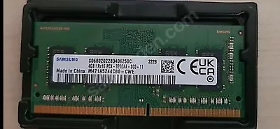 Samsung 4GB DDR4 PC4-3200AA 3200MHz  260 Pin SoDIMM Laptop RAM M471A5244CB0-CWE  • £5.99