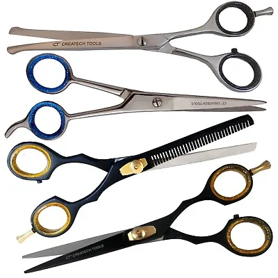 £3.99 • Buy Hairdressing Scissors Pet Dog Cat Grooming Hair Cutting Straight Curved Thinning