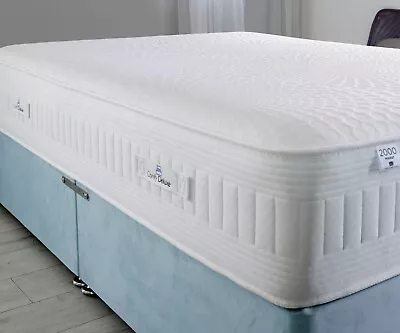 Hybrid Encapsulated Quilted Latex Pocket Sprung Mattress Rrp £1999+ • £499.95