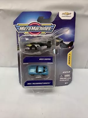 Micro Machines Series 1 #010 - RARE  - Chopper/1963 Corvette • $18.36