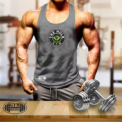 Hulk Gym Vest Gym Clothing Bodybuilding Training Workout Exercise MMA Tank Top • $14.91