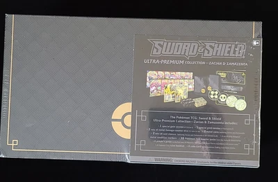 $184 • Buy Pokemon Sword And Shield Ultra Premium Collection Zacian & Zamazenta Box NEW