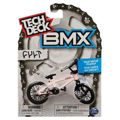 Tech Deck Bmx Cultbike Metal Pink Frame Black  Tyres Refresh Series • $28.99