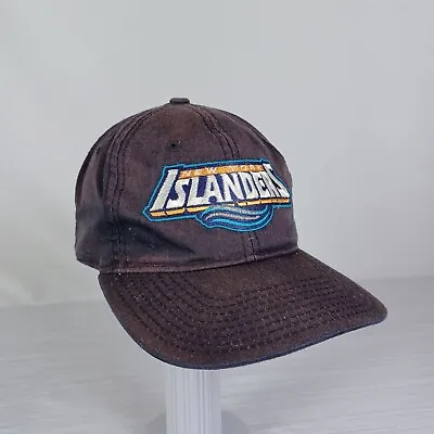 Starter NY New York Islanders Hat Cap Blue Adjustable Fisherman Vintage 90s • $40