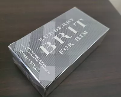 $40 • Buy Burberry Brit For Him 50mls New In Sealed Box Eau De Toilette Unwanted Gift 