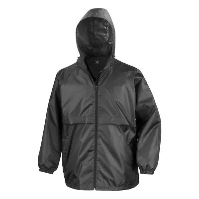 Result Mens Core Adult Windcheater Water Repellent Windproof Jacket BC897 • £13.70