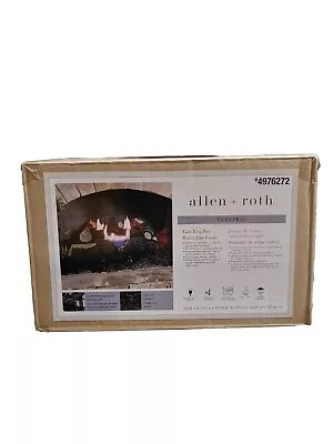 Allen + Roth 30000-BTU Natural Gas Or Propane Log Set Rustic Oak Vent Free • $289.99