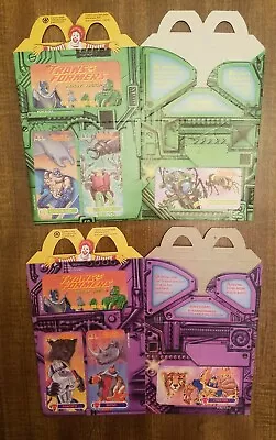 Vintage 1996 McDonalds Transformer Happy Meal Boxes Set Of 2 MINT  • $11.95