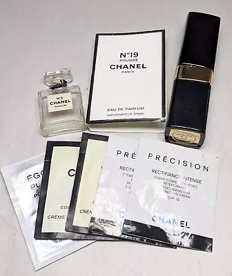 Vintage Chanel Samples & Bottle No5 No19 Empty Spray Egoiste Precision • $9.95