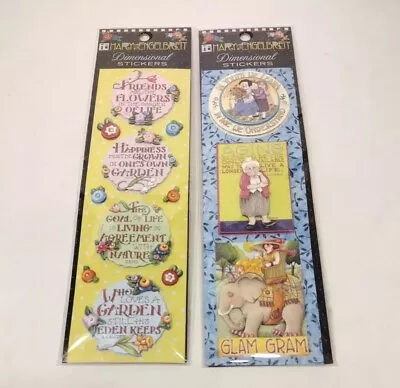 Mary Engelbreit Dimensional Stickers Lot Of 2 Gardens & Glandmothers • $6.50