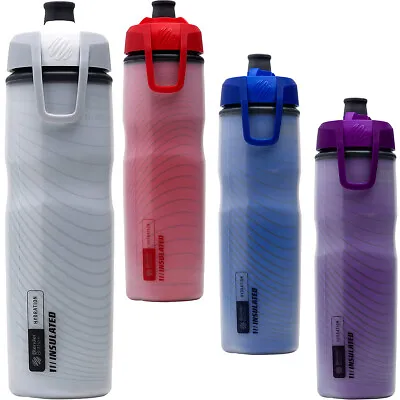 Blender Bottle Halex 24 Oz. Insulated Squeeze Bike Water Bottle • $15.25