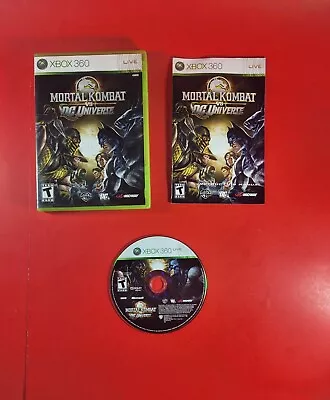 Mortal Kombat Vs. DC Universe (Xbox 360 2008) Complete W/ Manual - Tested • $15