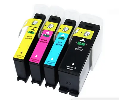 Set Of 4 Ink Cartridges For Lexmark Impact S305 Printer • £12.99