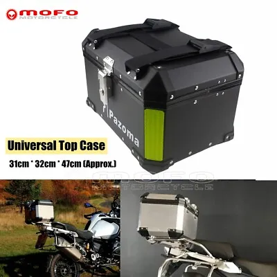 45L Black Trunk Waterproof Hard Aluminum Top Case For BMW R1200GS ADV Motorcycle • $259.99