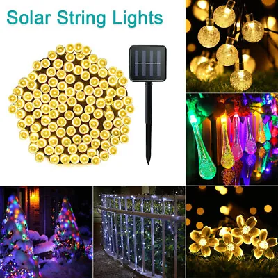 Solar Fairy String Lights 100-500 LED Outdoor Garden Xmas Party Decor Waterproof • $9.99