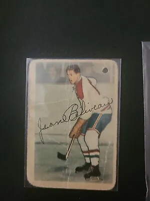 1953-54 Parkhurst Jean Beliveau Rookie Card Nhl Hockey Ebay Authentic Hhof Rare • $517.27