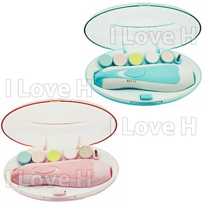 $13.45 • Buy Electric Baby Nail Trimmer Infant Newborn Safe Grinder Clipper Tools LOVE
